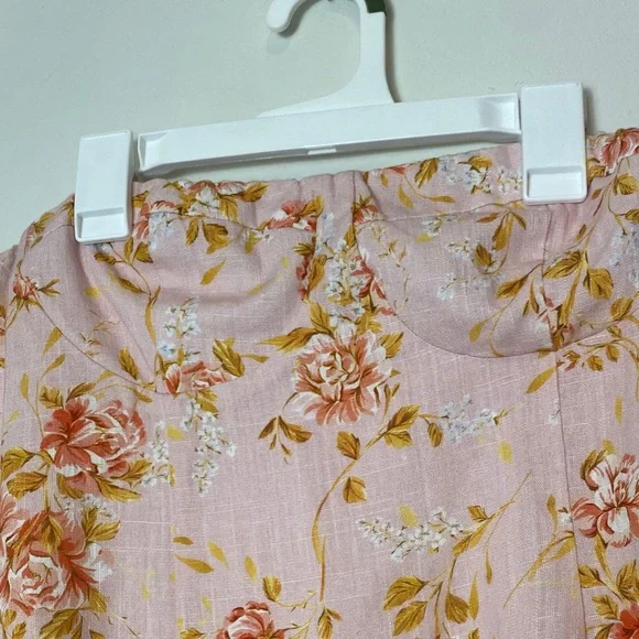 NWT Peppermayo Exclusive - Cali Strapless Mini Dress - Pink Floral Size 10 - Picture 4 of 8